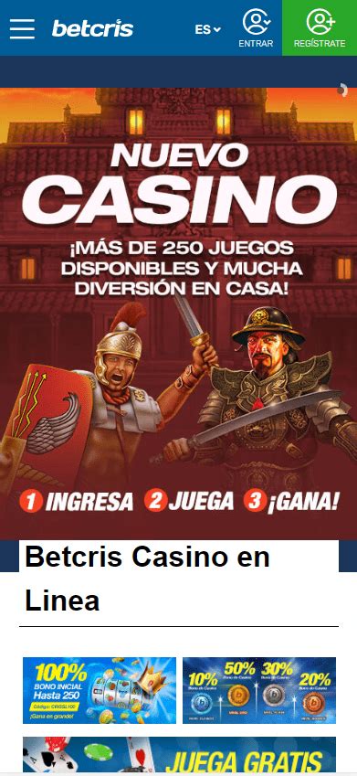 Betcris casino mobile